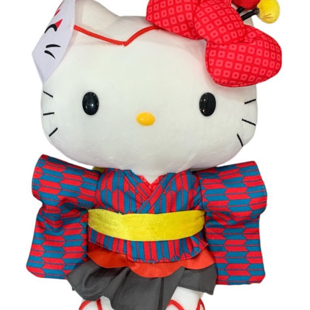 SANRIO ORIGINAL HELLO KITTY MODERN KIMONO JAPAN GIRL 10 IN PLUSH